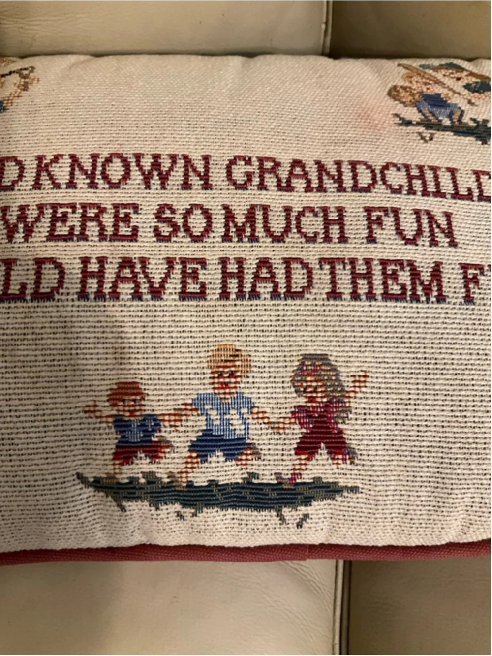Unbranded vintage needlepoint